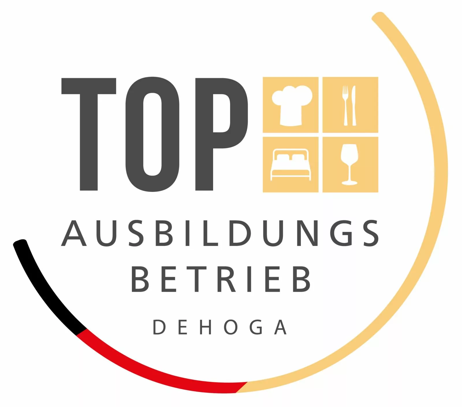 Logo Zertifizierung DEHOGA Top Ausbildungsbetrieb